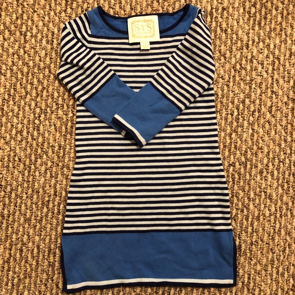 Sweet girls sail to sable knit dress
